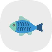 diseño de icono de vector de pescado