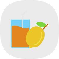 Lemon Juice Vector Icon Design