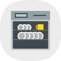 Dishwasher Vector Icon Design