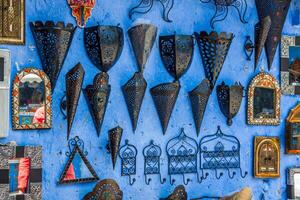 Moroccan souvenir shop photo