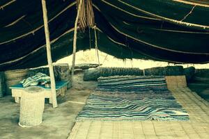 A Berber tent in Matmata, Tunisia photo