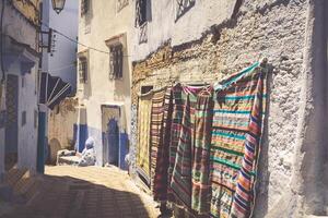 arquitectónico detalle en chefchauen, Marruecos, África foto