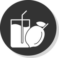 Lemon Juice Vector Icon Design