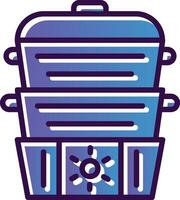 Steamer Vector Icon Design