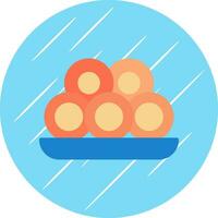 Onion Rings Vector Icon Design