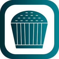 diseño de icono de vector de cupcake