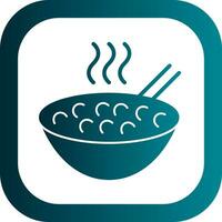 Bowl Vector Icon Design