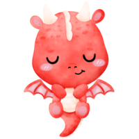 rouge dragon, mignonne dragon png