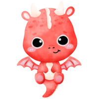 red dragon, cute dragon png