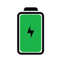 lleno batería energía icono vector diseño