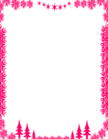 Rectangle winter frame png