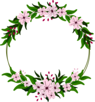 púrpura flor marco clipart png