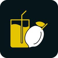 Lemon Juice Vector Icon Design