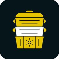 Steamer Vector Icon Design
