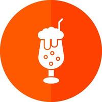 Milkshake Vector Icon Design