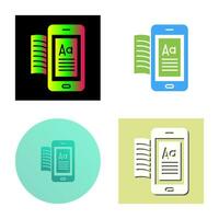 icono de vector de ebook