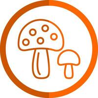 Mushroom Vector Icon Design