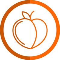 Peach Vector Icon Design