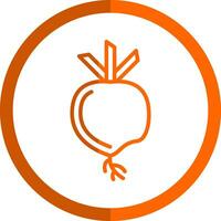 Turnip Vector Icon Design