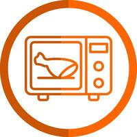 Microwave Vector Icon Design