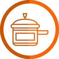 Pressure Cooker Vector Icon Design