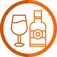 diseño de icono de vector de vino