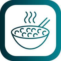 Bowl Vector Icon Design