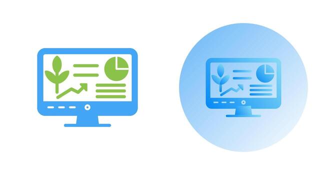 icono de vector de computadora