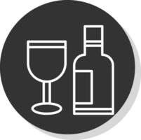 diseño de icono de vector de vino