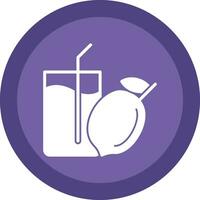 Lemon Juice Vector Icon Design