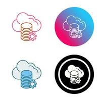 Cloud Data Vector Icon