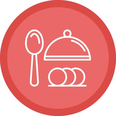 Dinner Vector Icon Design