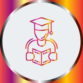 icono de vector de aprendizaje