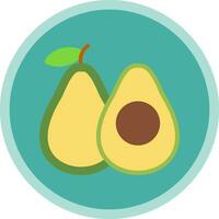 Avocado Vector Icon Design