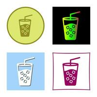 Cold Drink Vector Icon