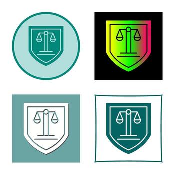 icono de vector de escudo