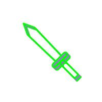 Unique Sword Vector Icon