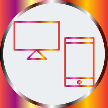 icono de vector de dispositivos