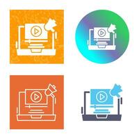 Video Marketing Vector Icon