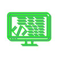 icono de vector de codificación