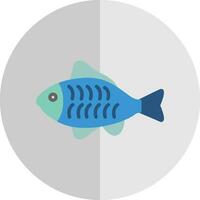 diseño de icono de vector de pescado