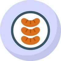 Sausage Vector Icon Design