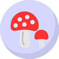 Mushroom Vector Icon Design