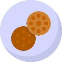 Biscuit Vector Icon Design