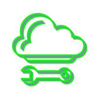 Cloud Computing Vector Icon