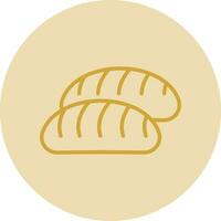 Bread Vector Icon Design