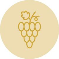 Grapes Vector Icon Design