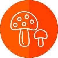 Mushroom Vector Icon Design