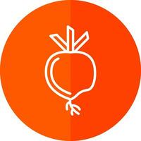 Turnip Vector Icon Design