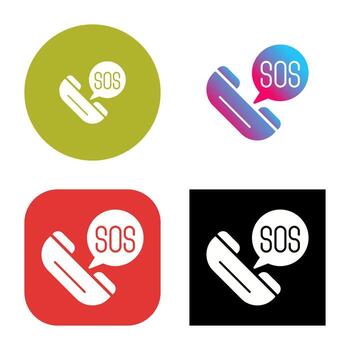 icono de vector de socorro